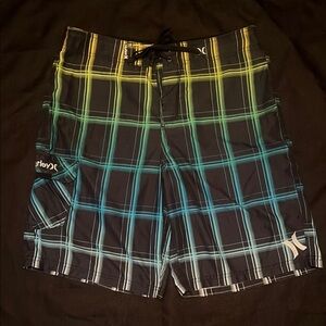 Hurley Men's Plaid Board Shorts